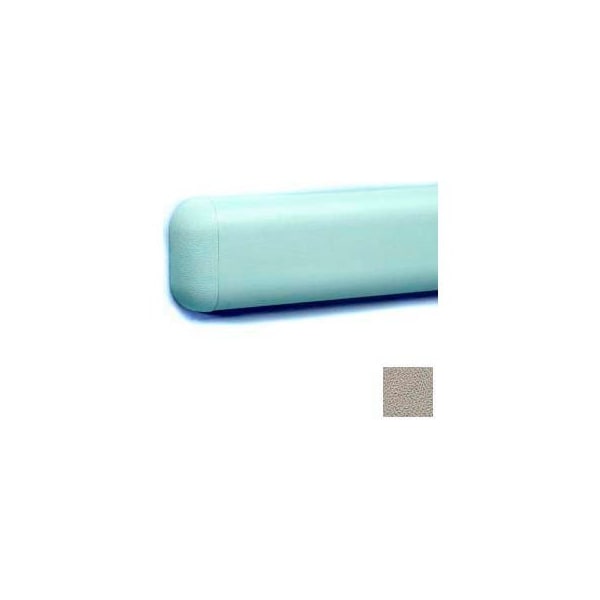 Pawling Wall Guard W/Rounded Top & Bottom Edges, Aluminum Retainer, 2-516"H x 12'L, Chinchilla WG-3-12-297 - main
